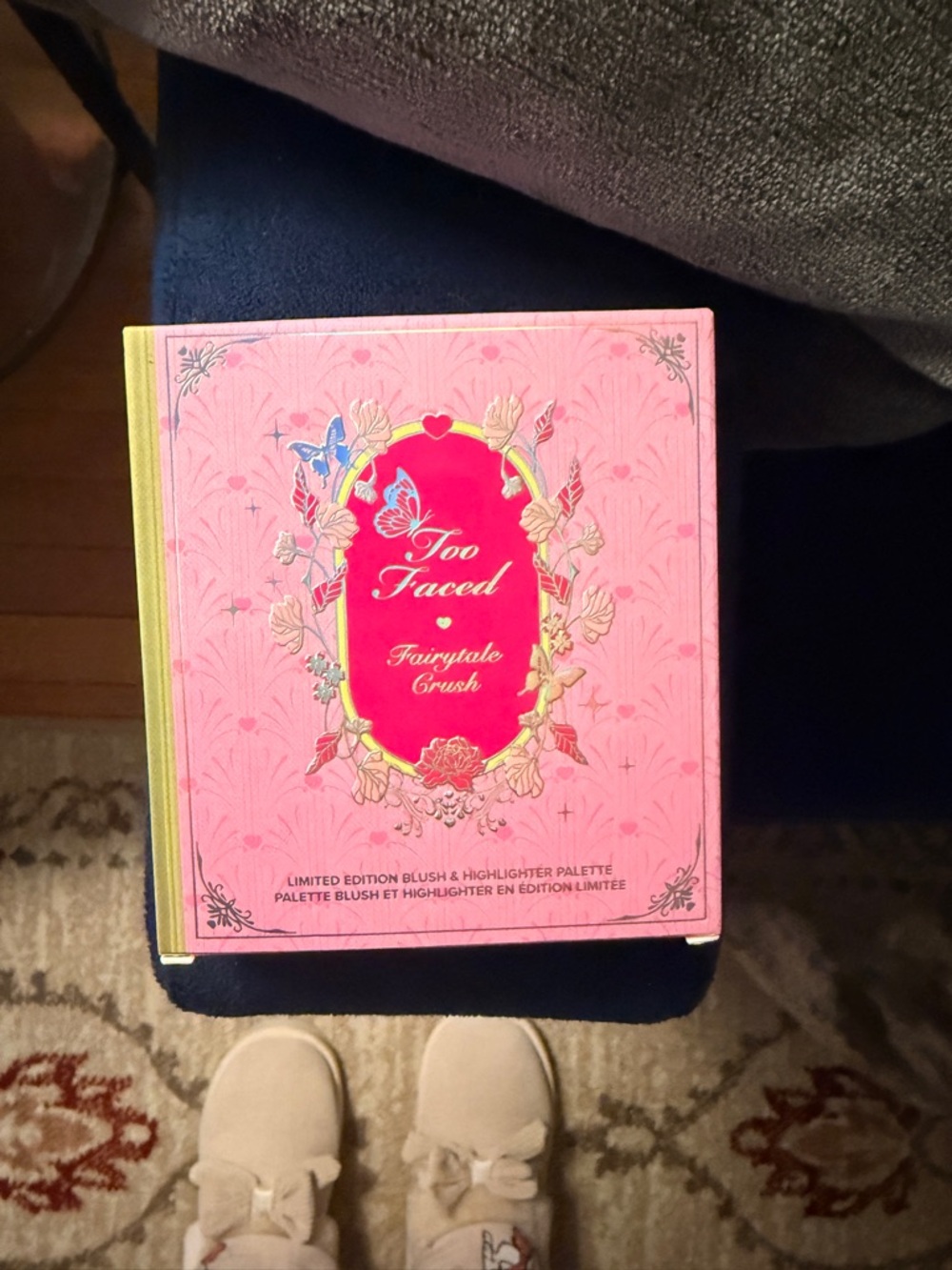 Too Faced Pink & Gold Fairytale Crush Blush & Highlighter Palette